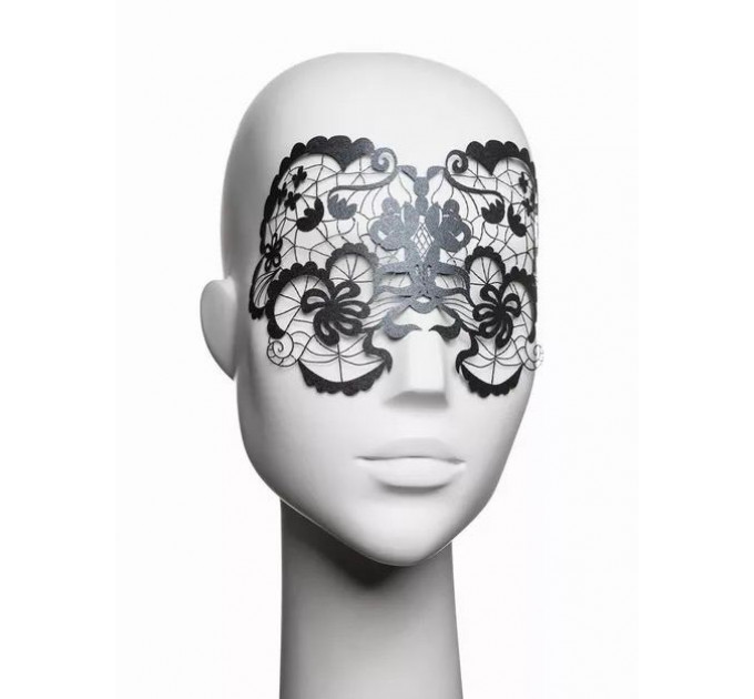 Виниловая маска Anna от Bijoux Indiscrets, черная