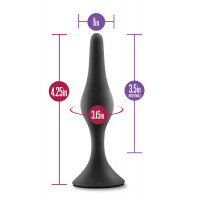 Анальний стимулятор LUXE BEGINNER PLUG MEDIUM, BLACK