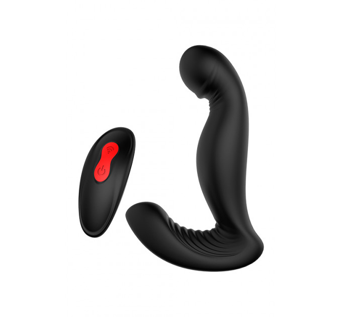 Массажер простаты с вращением головки CHEEKY LOVE SWIRLING P-PLEASER BLACK