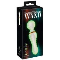 Вібратор мікрофон рельєфний You2Toys GITD Wand Vibrator, світиться у темряві