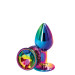 Райдужна анальна пробка REAR ASSETS RAINBOW, s