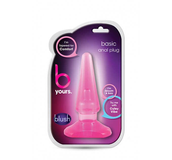 Анальна пробка BASIC ANAL PLUG PINK