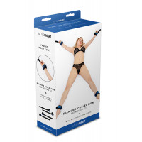 Набор бдсм для кровати WHIPSMART DIAMOND BED RESTRAIN KIT BLUE