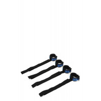 Набор бдсм для кровати WHIPSMART DIAMOND BED RESTRAIN KIT BLUE