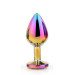 DT21782 Радужная анальная пробка GLEAMING LOVE MULTICOLOUR PLUG MEDIUM