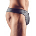 Мужские стринги со стразами по молнии Sven Joy Ment Men's String, черный, S