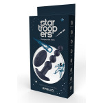 Анальна ялинка з вібрацією Dream Тoys Startroopers Apollo на пульті керування, чорна