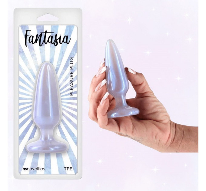 Анальна пробка NS Novelties Fantasia Pleasure Small фіолетова, 10.3 см
