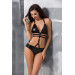 Боді зі стреп ремінцями LAMIS BODY black S/M - Passion