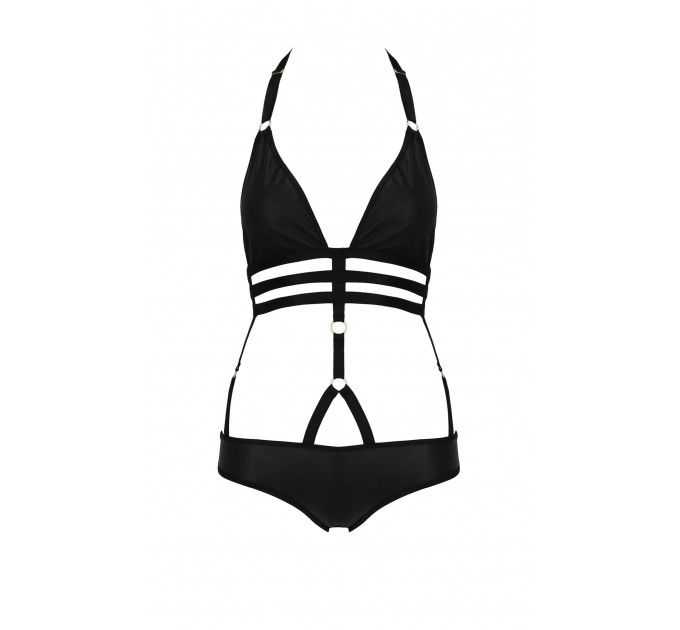 Боді зі стреп ремінцями LAMIS BODY black S/M - Passion