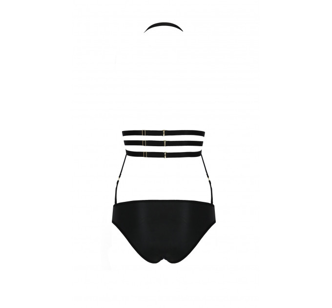 Боді зі стреп ремінцями LAMIS BODY black S/M - Passion