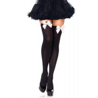 Чорні нейлонові панчохи Leg Avenue