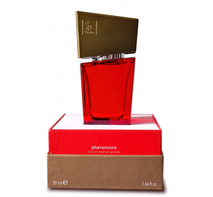 Духи с феромонами женские SHIATSU Pheromone Fragrance women red 50 ml