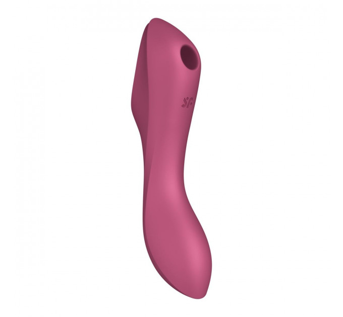 Подвійний вібратор із вакуумною стимуляцією Satisfyer Curvy Trinity 3, рожевий