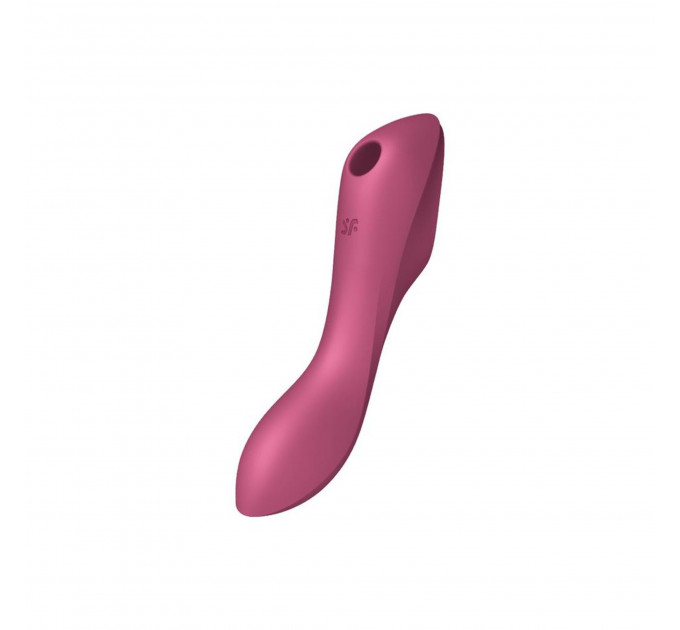 Подвійний вібратор із вакуумною стимуляцією Satisfyer Curvy Trinity 3, рожевий