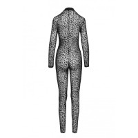 Эротичный комбинезон с леопардовым принтом M F285 Noir Handmade