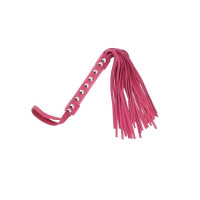 Флоггер DS Fetish Leather flogger pink suede leather Флоггер DS Fetish Leather flogger pink suede leather
