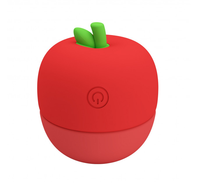 Клиторальный стимулятор Pretty Love APPLE Secret, красный