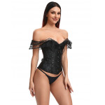Корсет Star Night 12 Plastic Bones чорний, XS