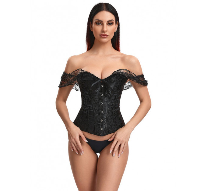 Корсет Star Night 12 Plastic Bones чорний, XS