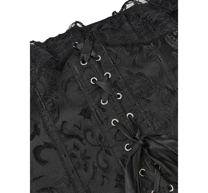 Корсет Star Night 12 Plastic Bones чорний, XS