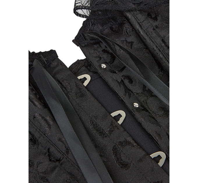 Корсет Star Night 12 Plastic Bones чорний, XS