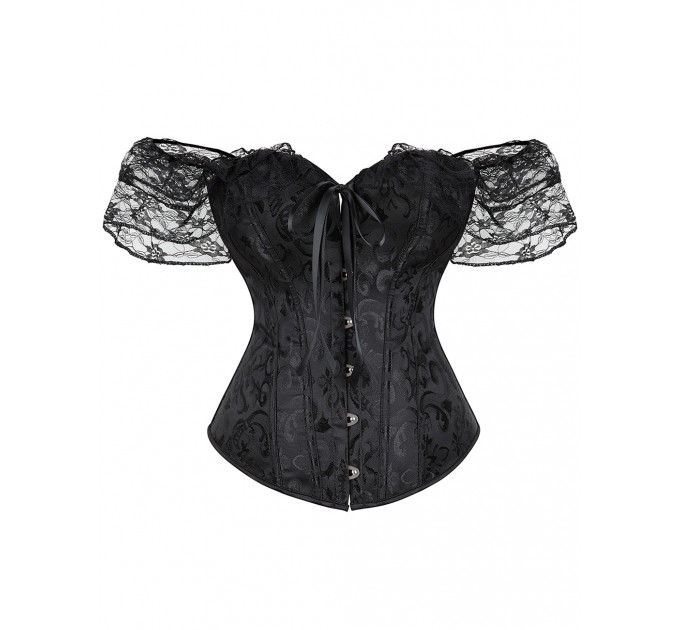 Корсет Star Night 12 Plastic Bones чорний, XS