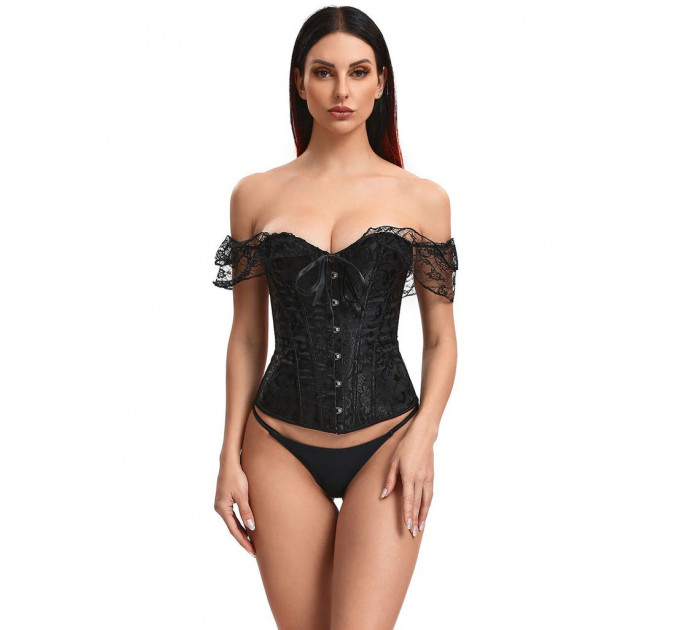 Корсет Star Night 12 Plastic Bones чорний, XS