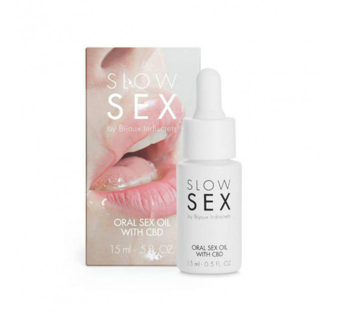 Масло для орального секса Slow Sex Bijoux Indiscrets 15 мл
