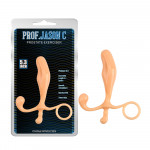 Массажер простаты Chisa Prof.Jason C Prostate Exerciser с анатомическим рельефом, бежевый
