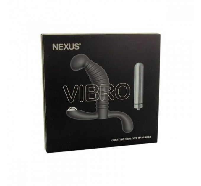 Массажер простаты The Nexus Vibro с вибрацией, 11.5 см х 3.2 см