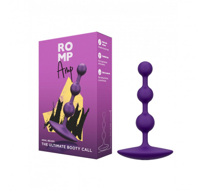 Силиконовые анальные бусы Romp Amp