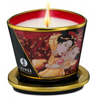 Массажная свеча Shunga Massage Candle Strawberry с ароматом клубники, 170 мл