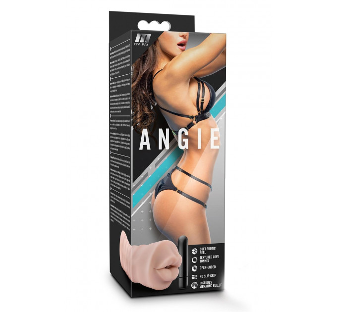 Мастурбатор с вибро M FOR MEN ANGIE VANILLA