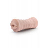 Мастурбатор в виде рта с вибропулей Blush M for Men Angie телесный