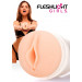 Мастурбатор вагіна в колбі, кібершкіра Fleshlight Girls Riley Reid Vagina, бежевий