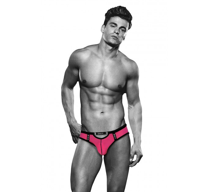 Мужские трусы-брифы Envy Bad Boy розовые, S/M