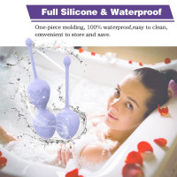 Набір вагінальних віброкульок Every Night Toys Lela, 3 шт, з дистанційним пультом, бузковий