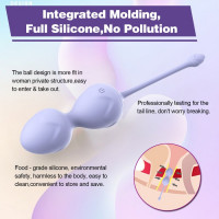 Набір вагінальних віброкульок Every Night Toys Lela, 3 шт, з дистанційним пультом, бузковий