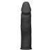 Насадка реалистичная удлиняющая EasyToys the Extender Sleeve 100% силикон, черная