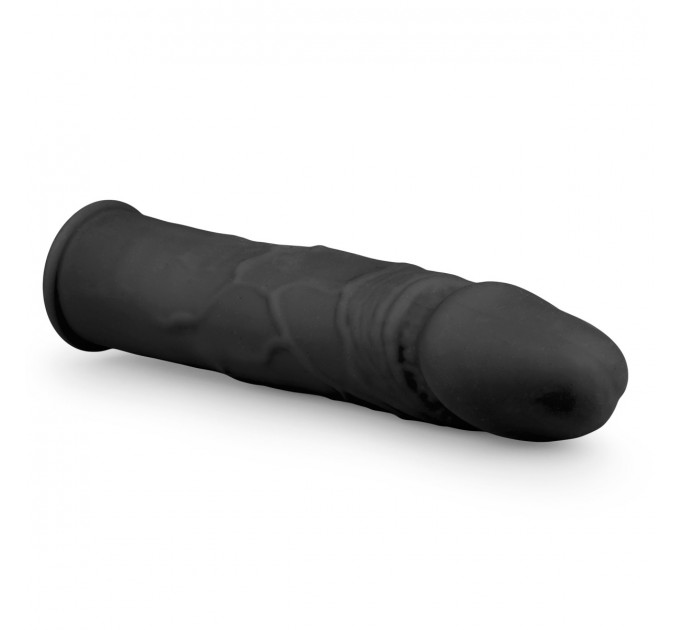 Насадка реалистичная удлиняющая EasyToys the Extender Sleeve 100% силикон, черная