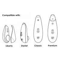 Змінні насадки на Womanizer Premium та Classic, фіолетові, розмір М