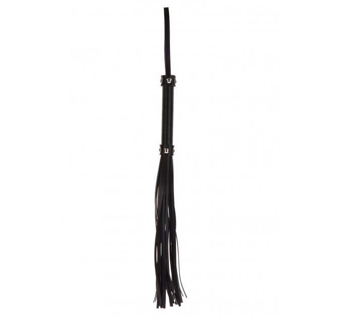 Плеть-флоггер Taboom Large Whip черная, 45 см