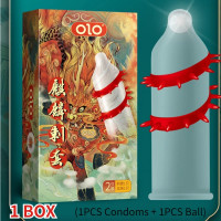 Презерватив OLO с усиками + шарик "Kirin Thorn" (в комплекте 1 презерватив + 1 шарик) Презерватив OLO с усиками + шарик "Kirin Thorn" (в комплекте 1 презерватив + 1 шарик)