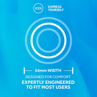 Презервативы охлаждающие Exs Cooling Comfy Fit анатомические (цена за упаковку, 12 шт.)