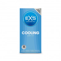 Презервативы охлаждающие Exs Cooling Comfy Fit анатомические (цена за упаковку, 12 шт.)