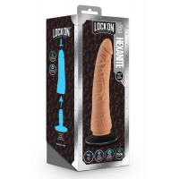 Реалістичний фалоімітатор, LOCK ON HEXANITE DILDO WITH