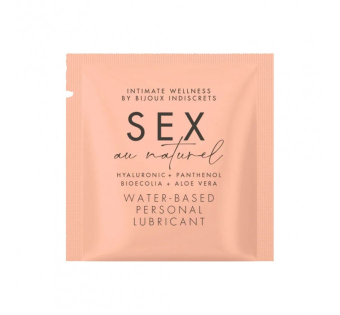 Сашет/Лубрикант на водній основі Bijoux Indiscrets Sex Au Naturel, 2 мл