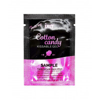 САШЕТ/Съедобный лубрикант со вкусом сладкой ваты Intt Cotton Candy 2 мл