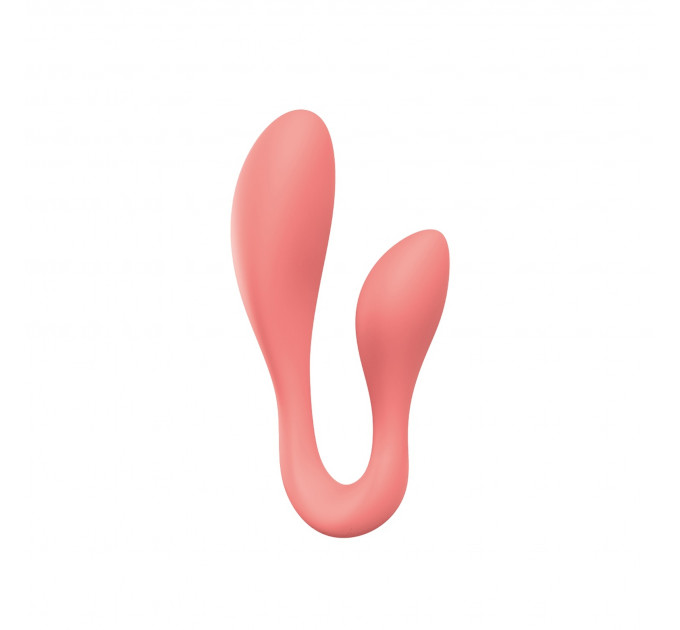 Смарт-стимулятор Adrien Lastic Couple Secrets II + APP для клітора та точки G, кораловий